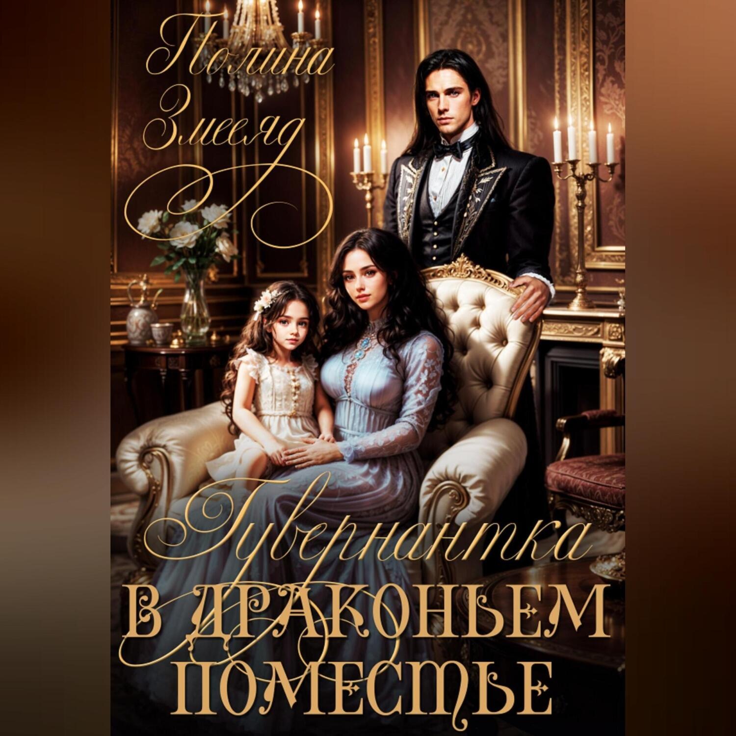 Обложка книги «Гувернантка в драконьем поместье»