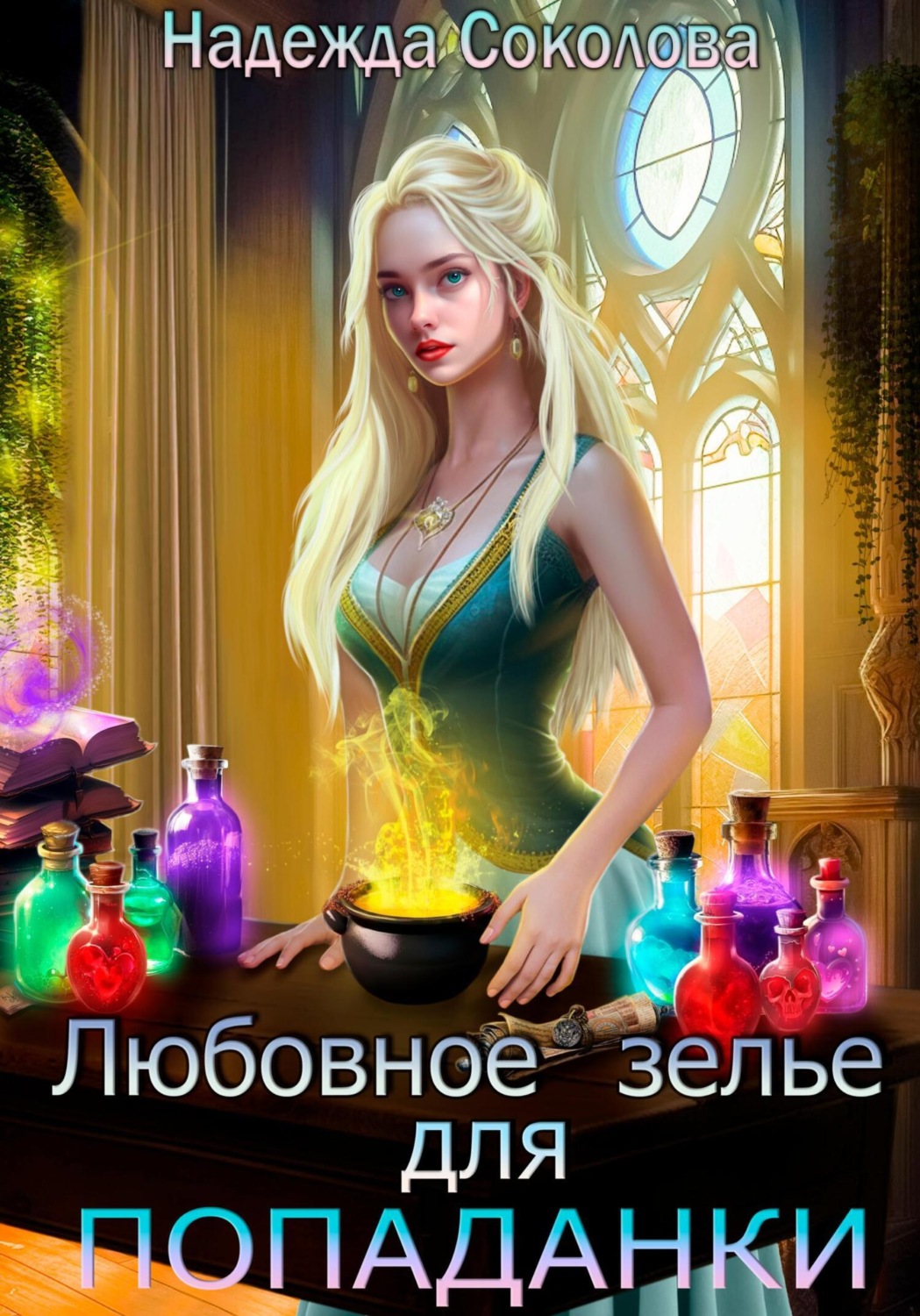 Обложка книги «Любовное зелье для попаданки»