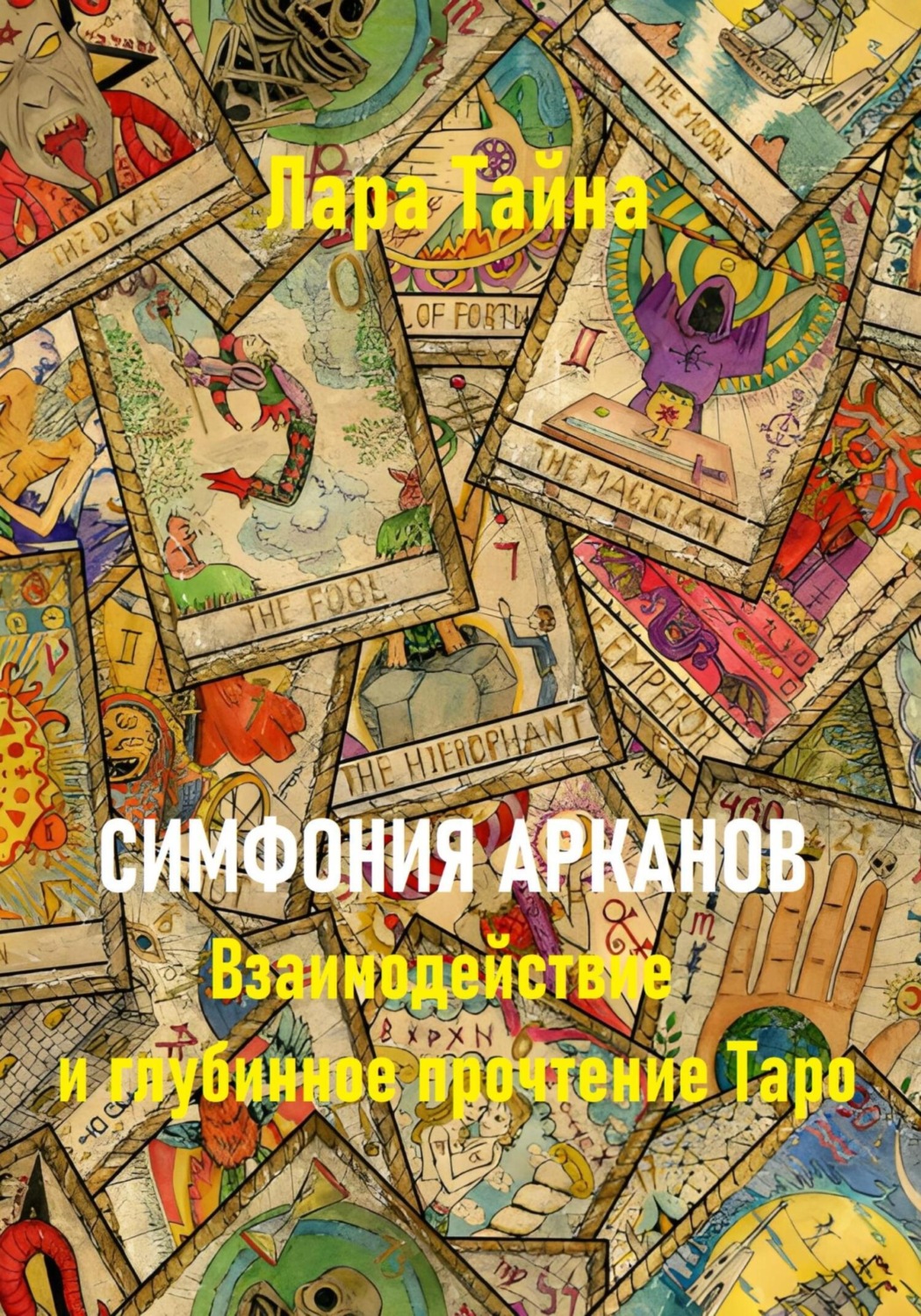 Обложка книги «Симфония арканов. Взаимодействие и глубинное прочтение Таро»