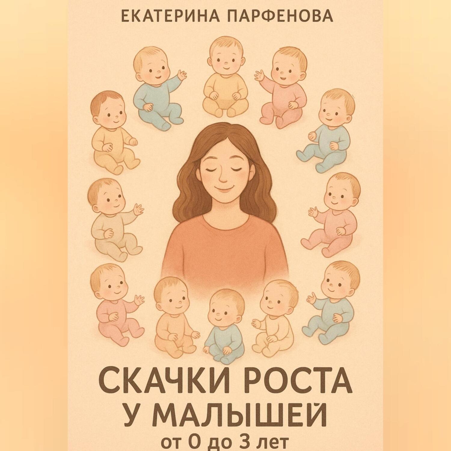 Обложка книги «Скачки роста у малышей от 0 до 3 лет»