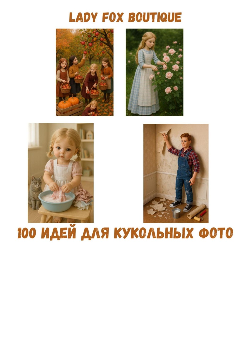 Обложка книги «Гайд «100 идей для кукольных фото»»