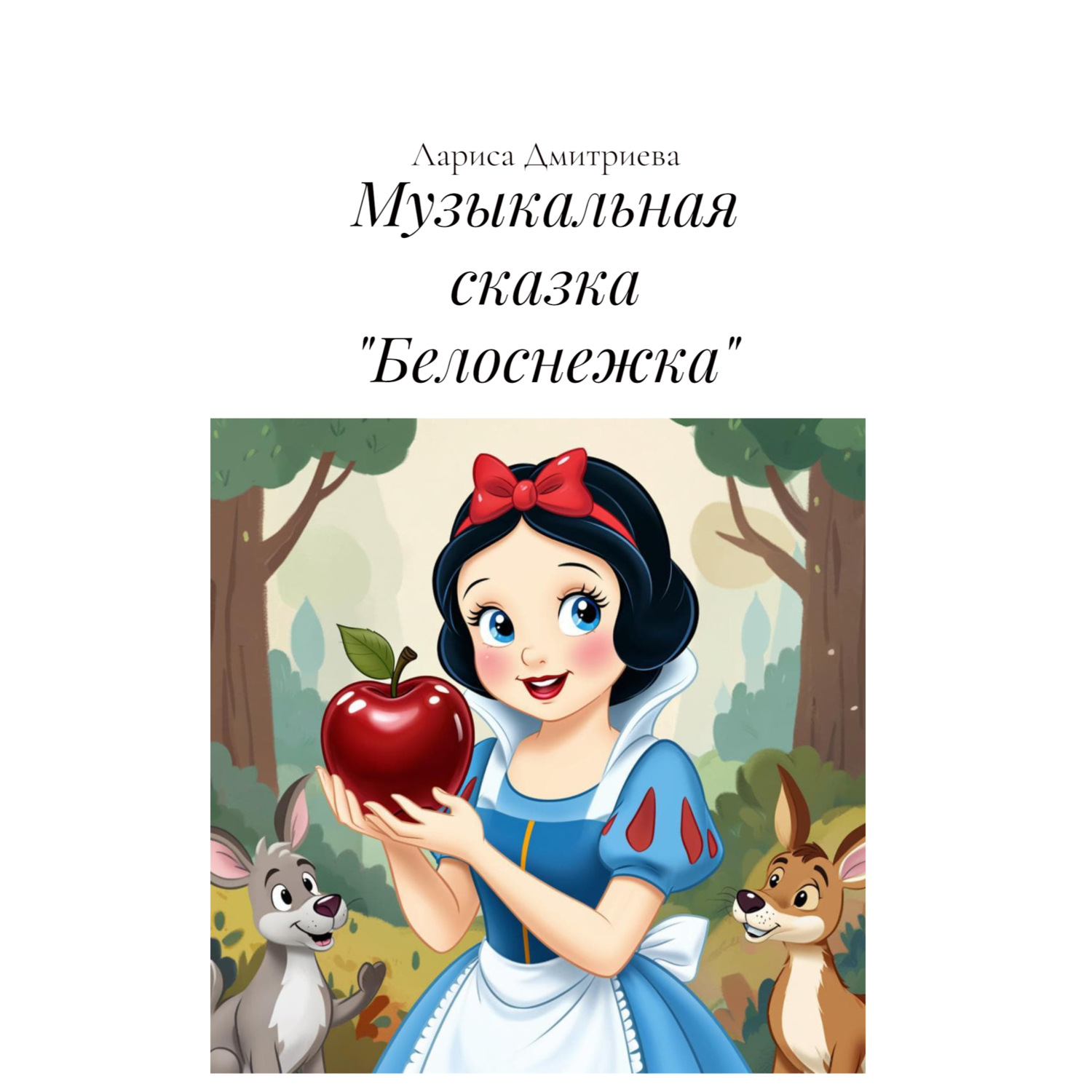 Обложка книги «Музыкальная сказка «Белоснежка»»