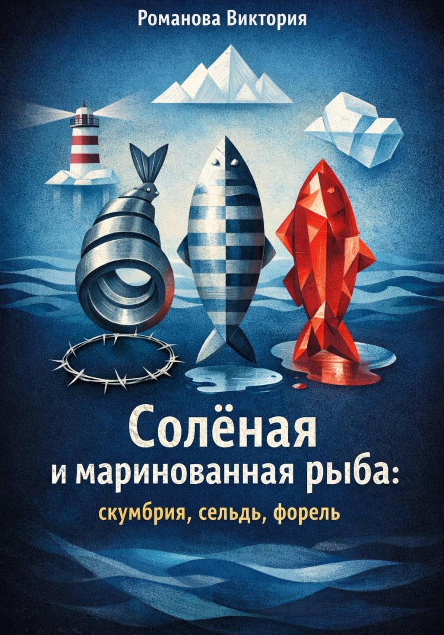Обложка книги «Солёная и маринованная рыба: скумбрия, сельдь, форель»