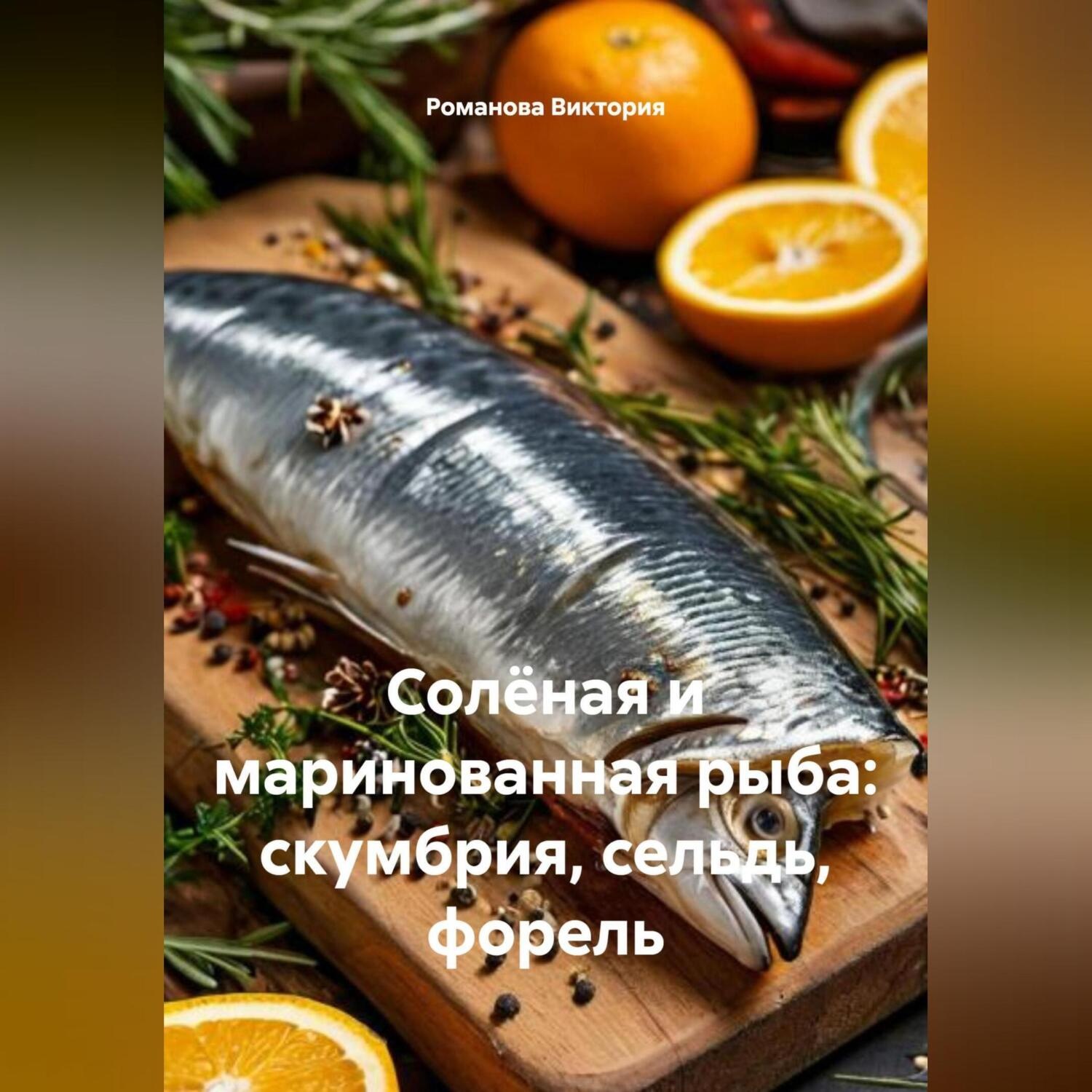Обложка книги «Солёная и маринованная рыба: скумбрия, сельдь, форель»