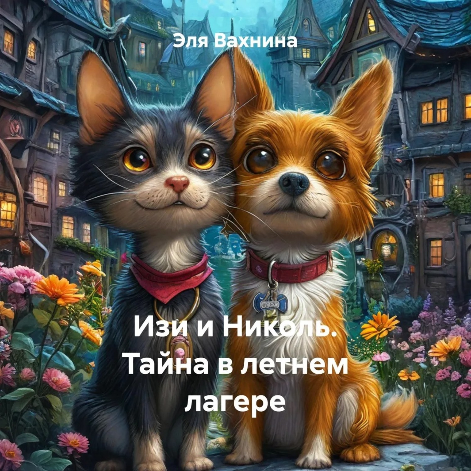 Обложка книги «Изи и Николь. Тайна в летнем лагере»