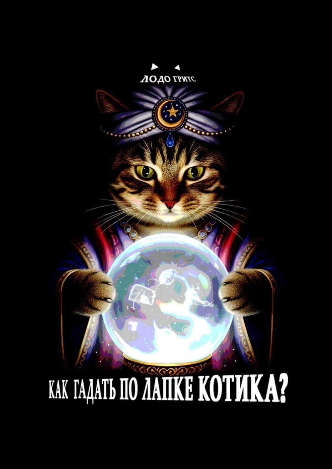 Обложка книги «Как гадать по лапке котика?»