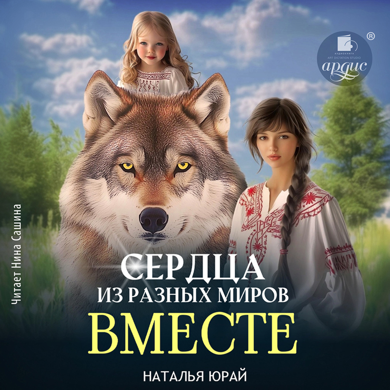 Обложка книги «Сердца из разных миров. Вместе»