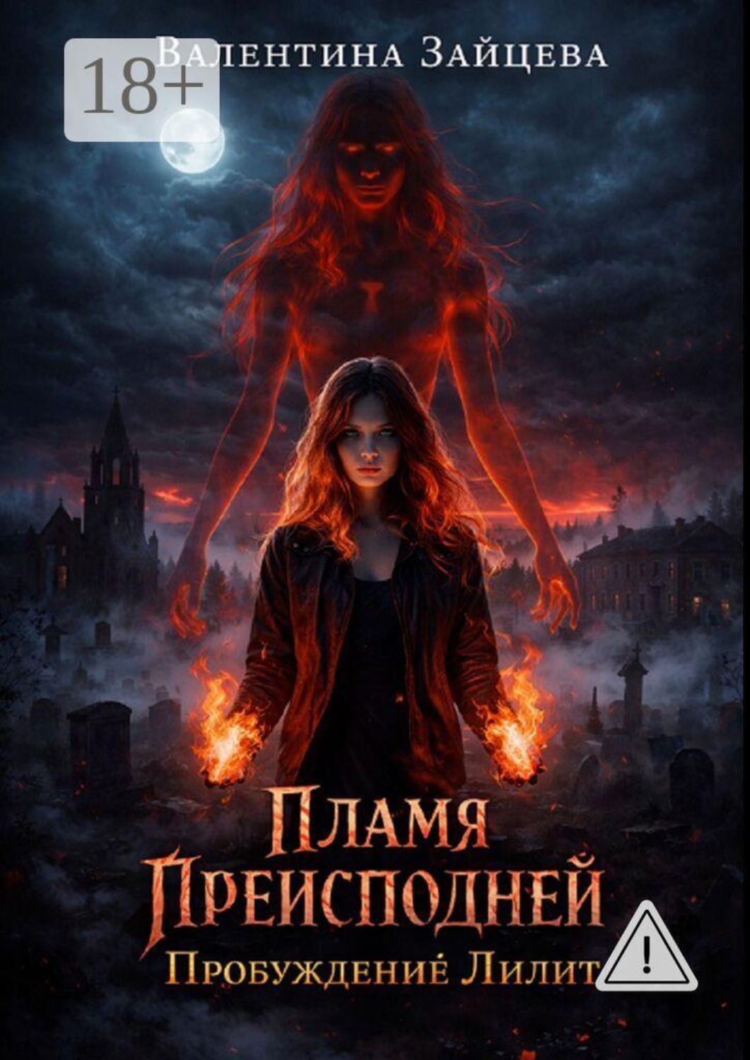 Обложка книги «Пламя преисподней: пробуждение Лилит»