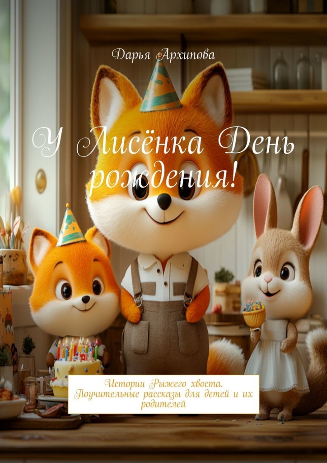Обложка книги «У Лисёнка день рождения! Истории Рыжего хвоста. Поучительные рассказы для детей и их родителей»