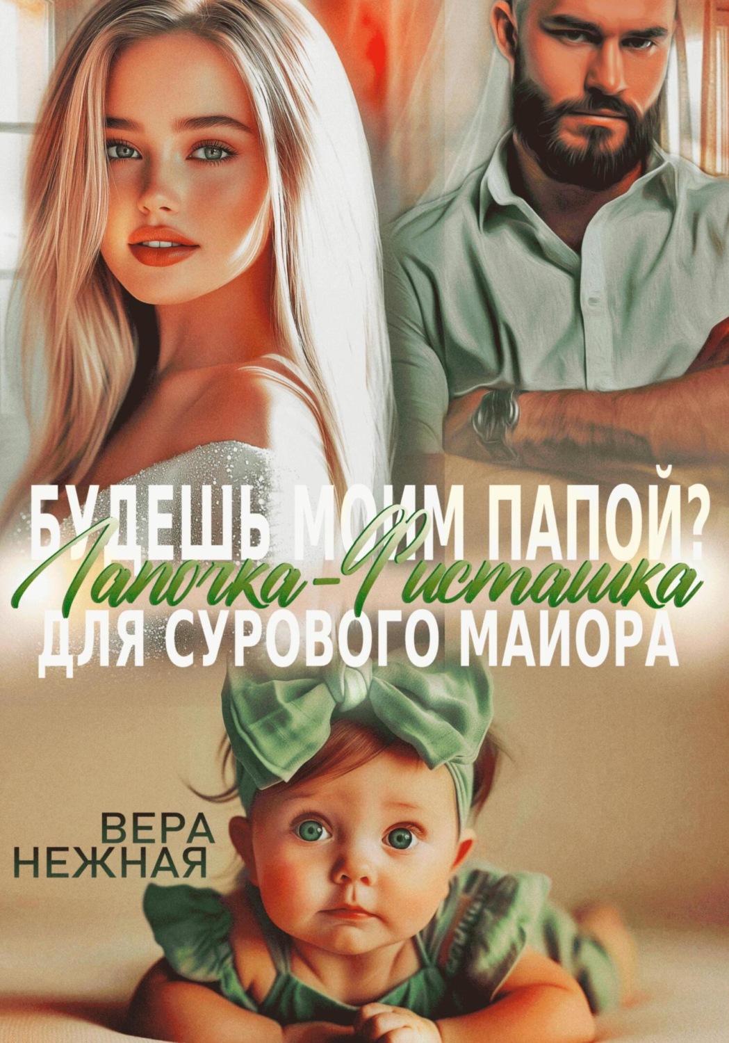 Обложка книги «Будешь моим папой? Лапочка-Фисташка для сурового майора»
