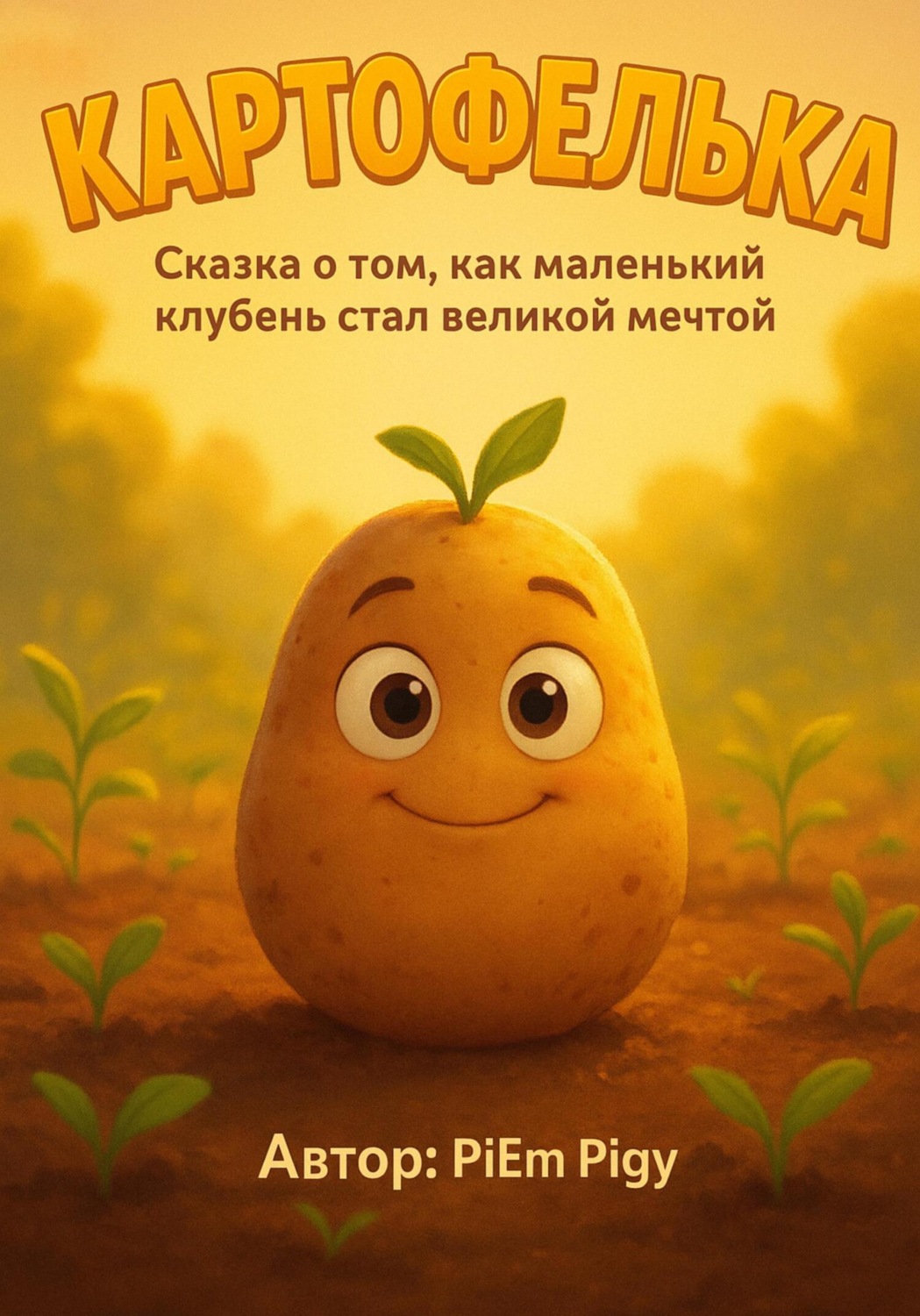 Обложка книги «Картофелька путь от ростка до королевы куста»