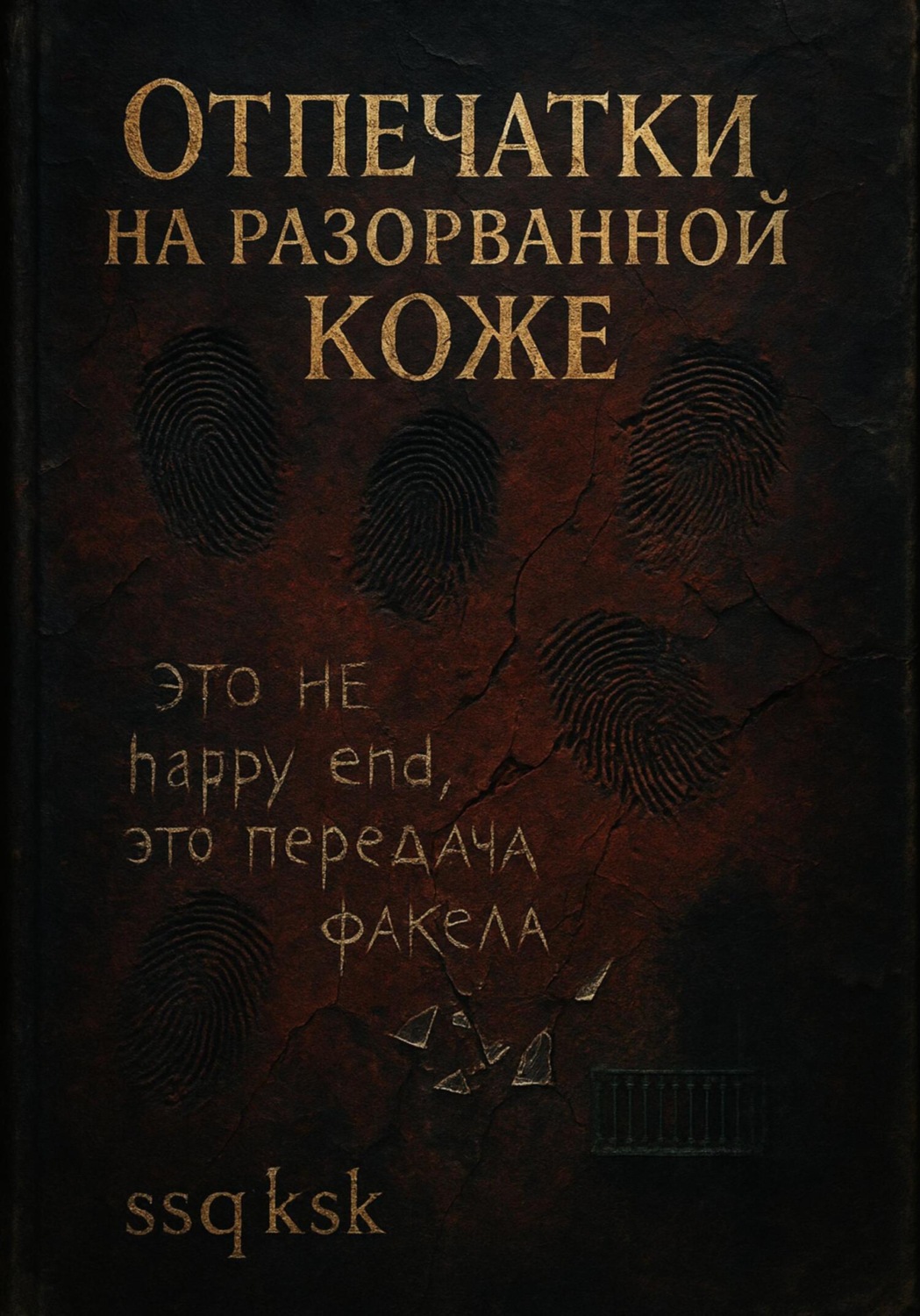 Обложка книги «Отпечатки на разорванной коже»