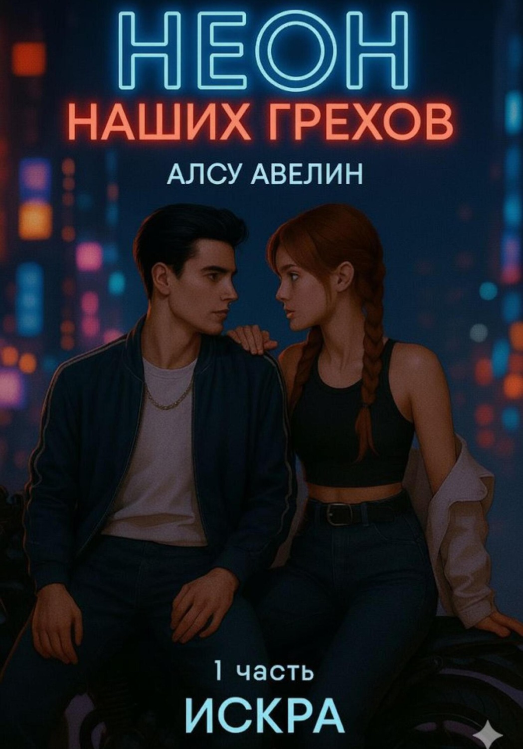 Обложка книги «Неон наших грехов. Книга 1. Искра»