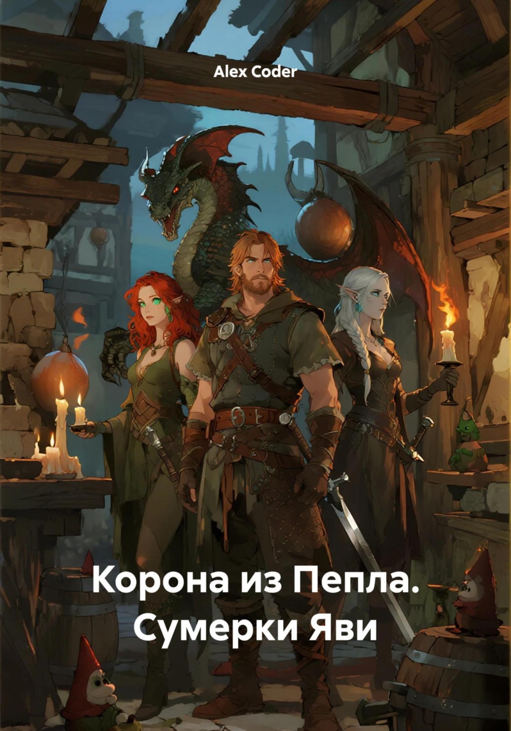 Обложка книги «Корона из Пепла. Сумерки Яви»