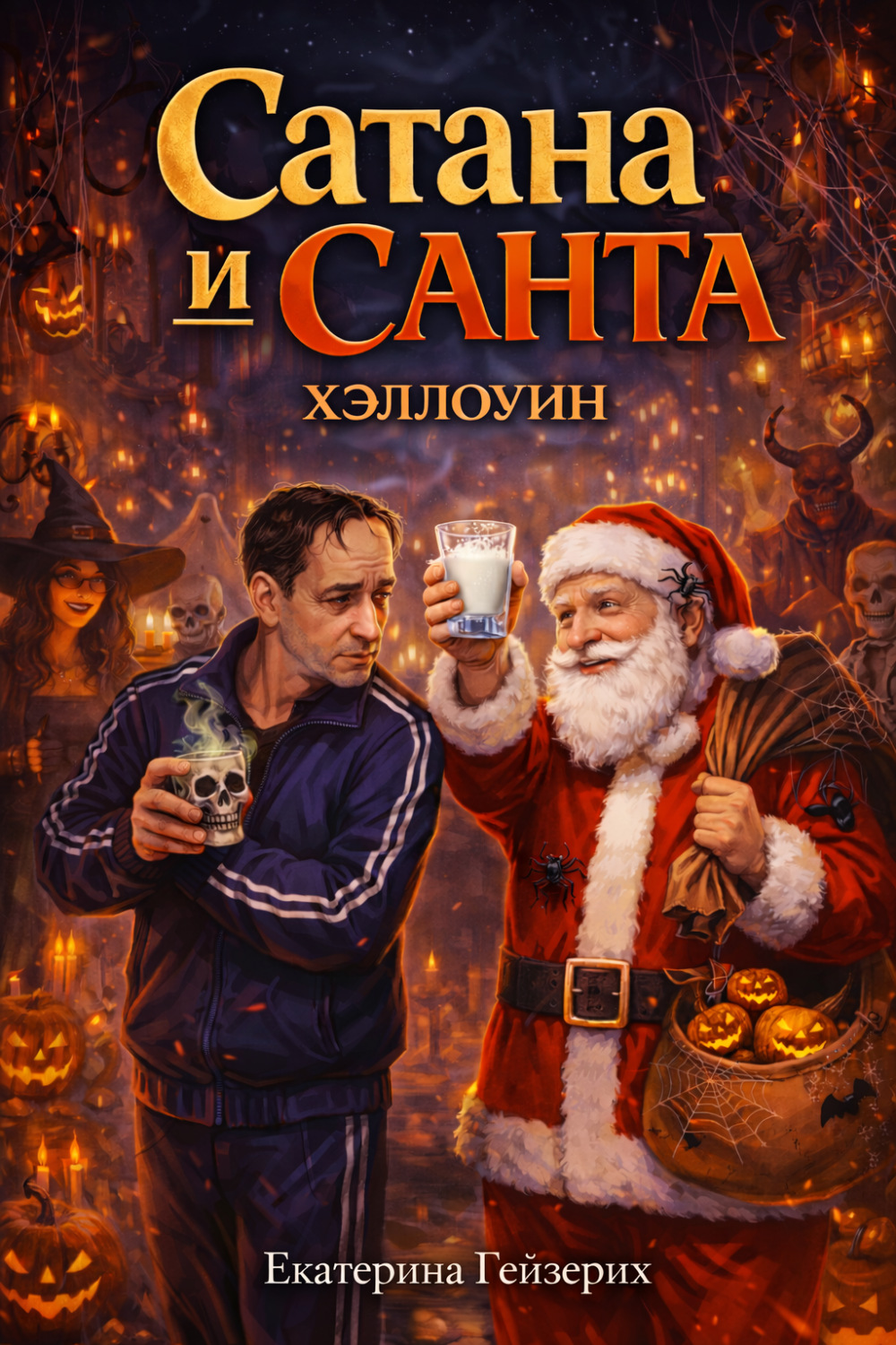 Обложка книги «Сатана и Санта: Хэллоуин»