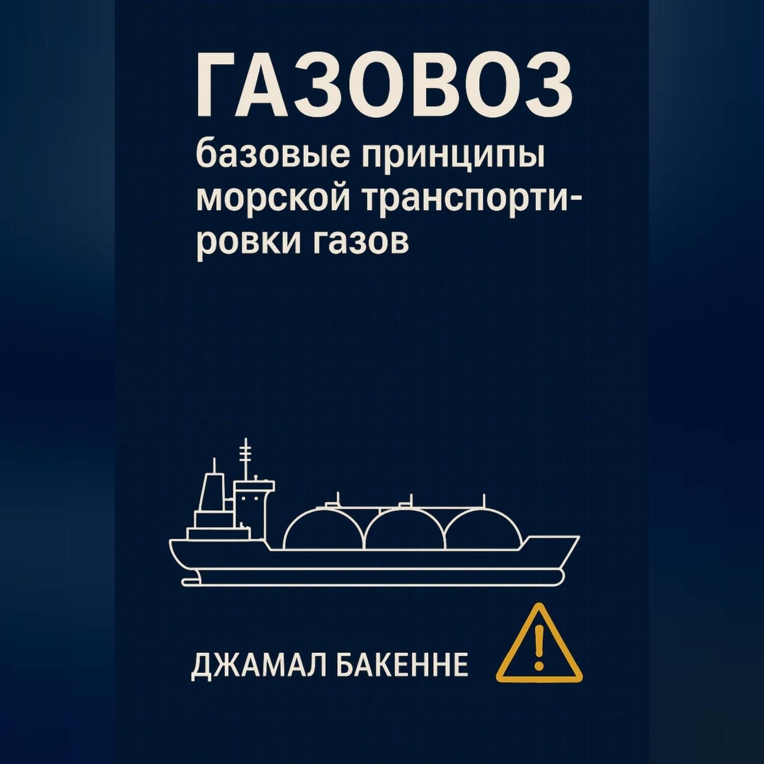 Обложка книги «Газовоз: базовые принципы морской транспортировки газов»