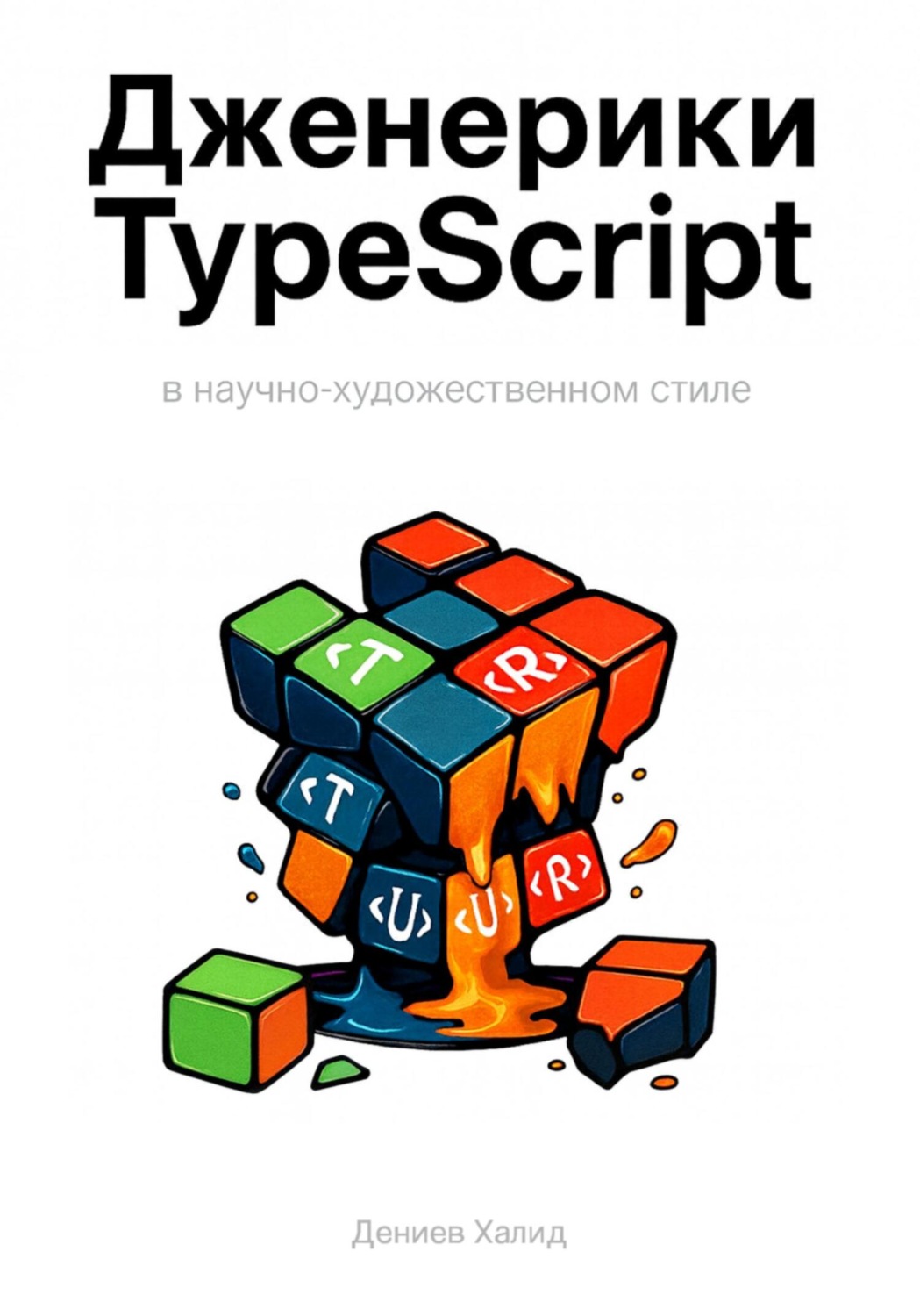 Обложка книги «Дженерики TypeScript в научно-художественном стиле»