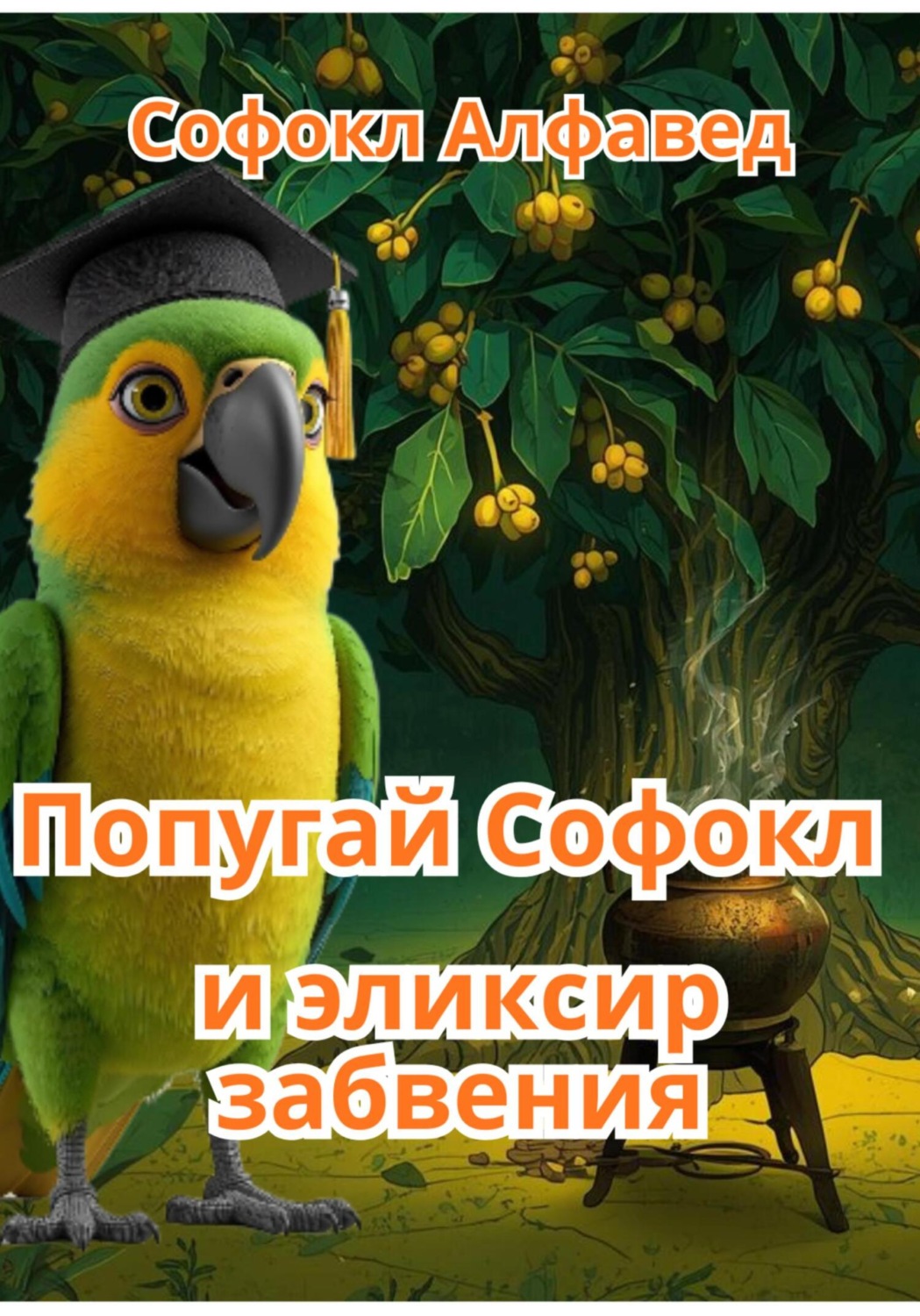 Обложка книги «Попугай Софокл и эликсир забвения»