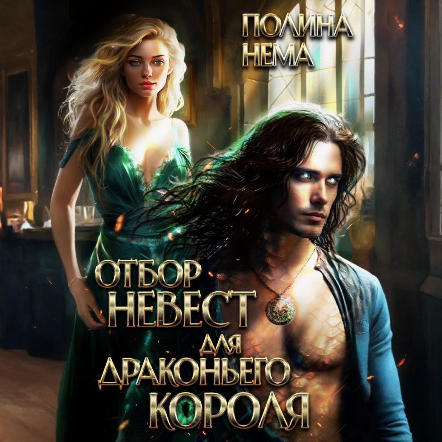 Обложка книги «Отбор невест для драконьего короля»