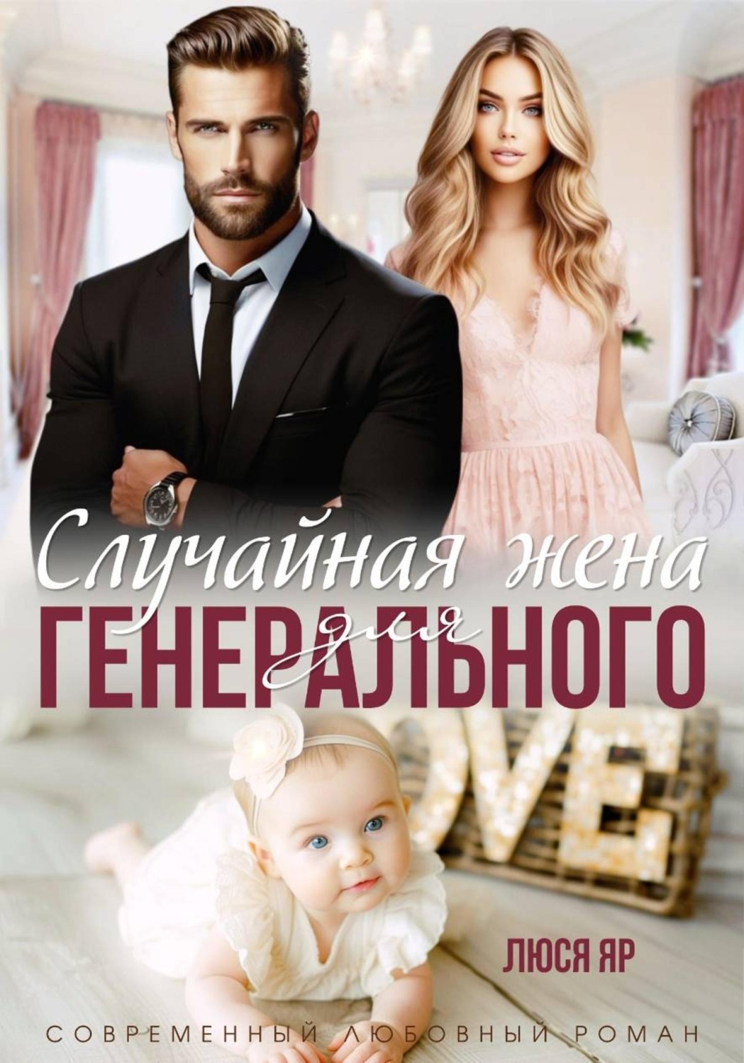 Обложка книги «Случайная жена для генерального»