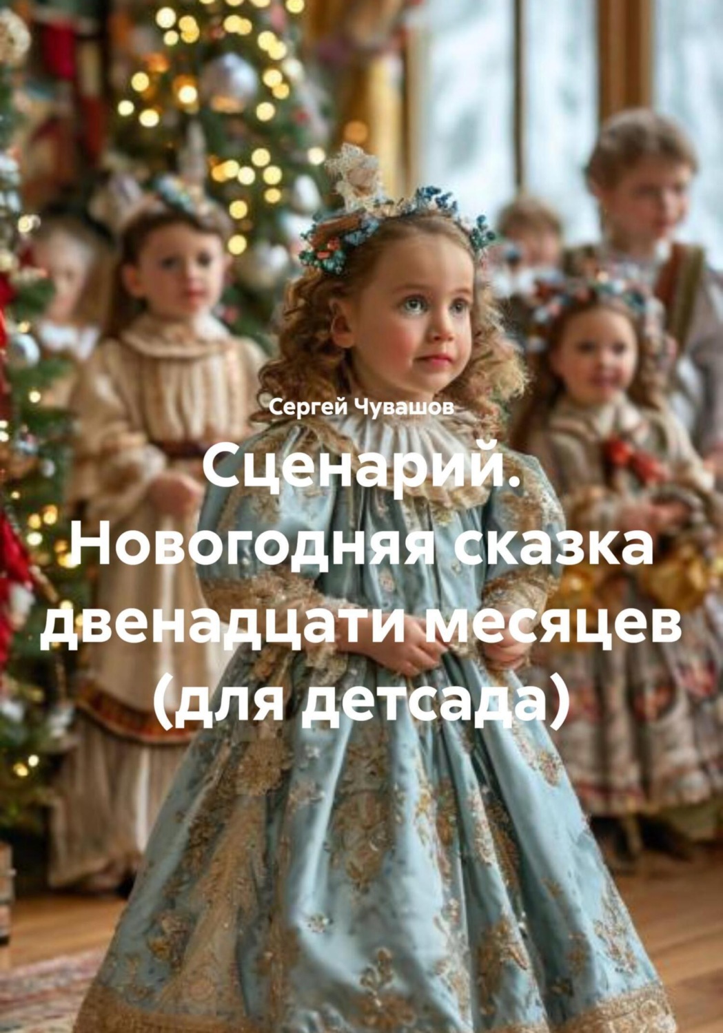Обложка книги «Сценарий. Новогодняя сказка двенадцати месяцев (для детсада)»