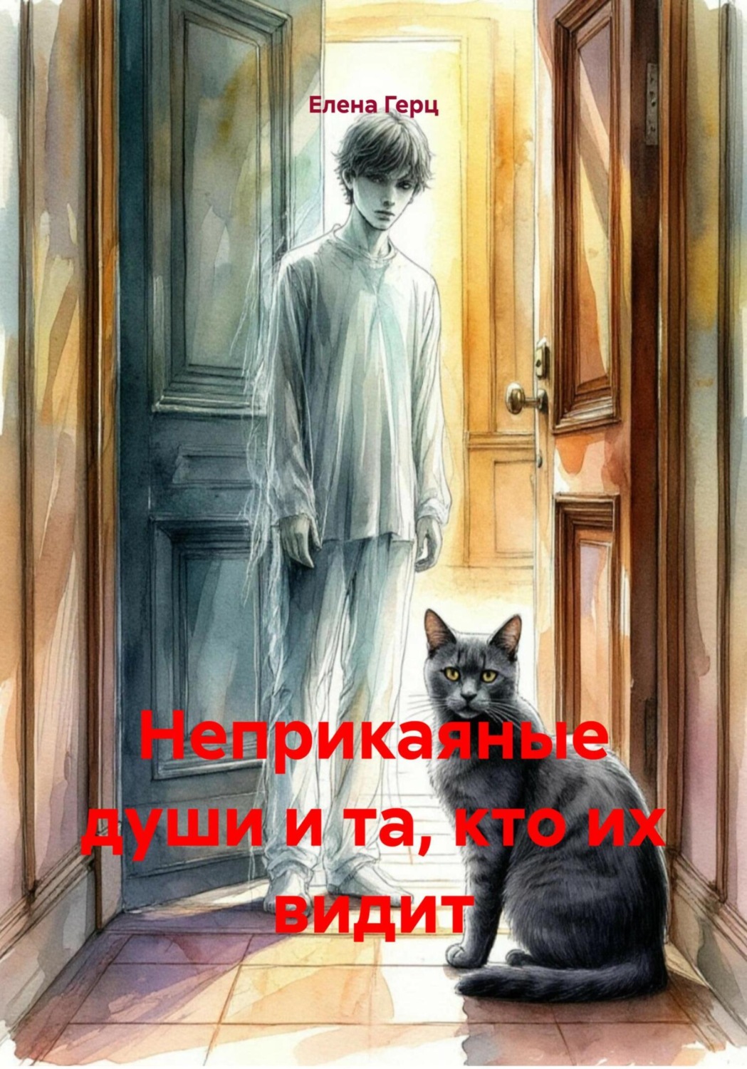 Обложка книги «Неприкаяные души и та, кто их видит»