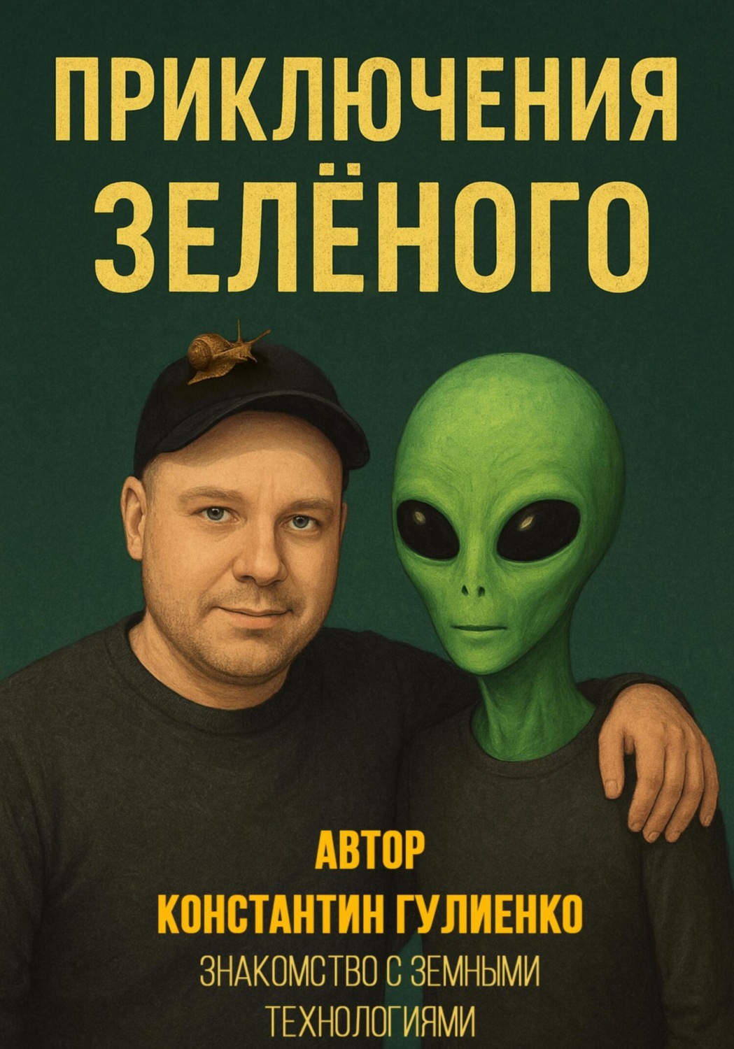 Обложка книги «Приключения Зелёного. Эпизод 3: Знакомство с земными технологиями»