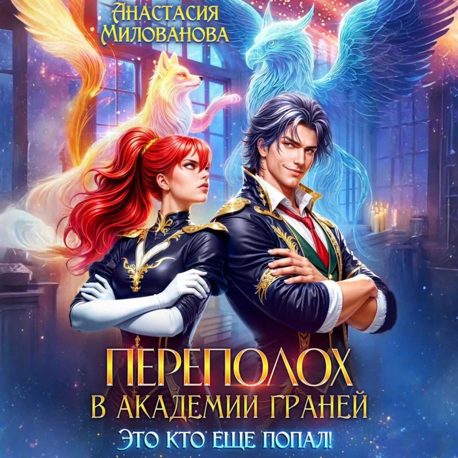 Обложка книги «Переполох в Академии Граней. Это кто еще попал!»