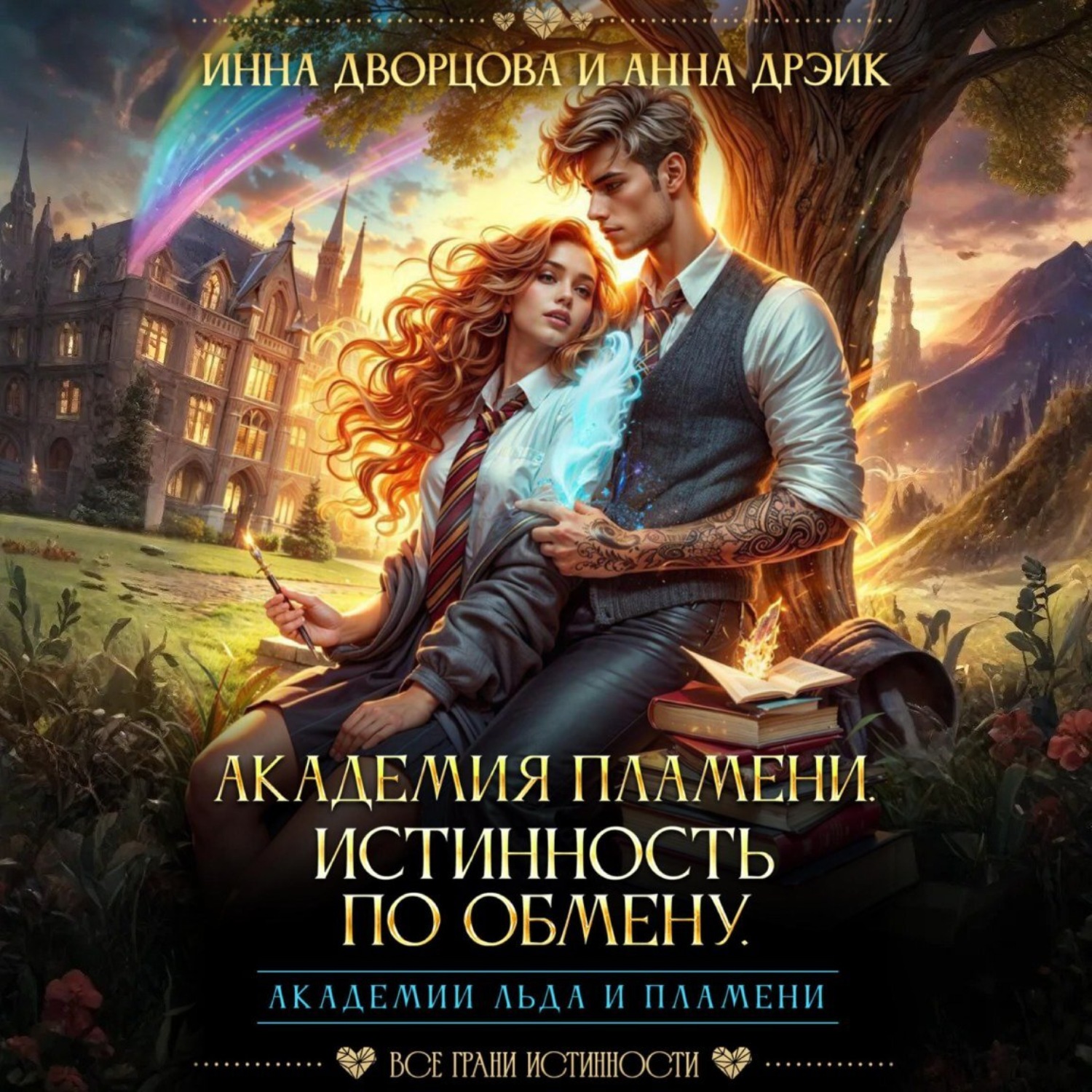 Обложка книги «Академия Пламени. Истинность по обмену»
