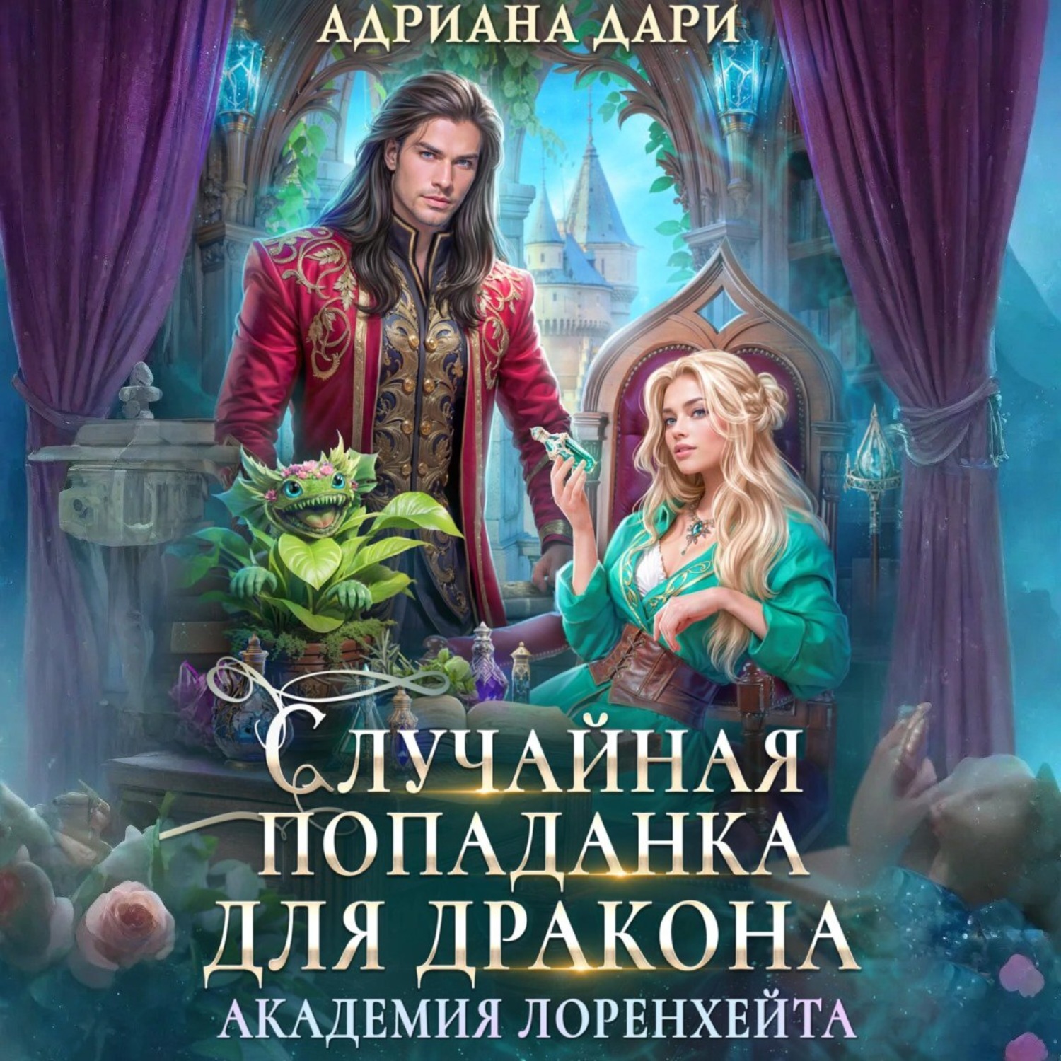 Обложка книги «Случайная попаданка для дракона. Академия Лоренхейта»