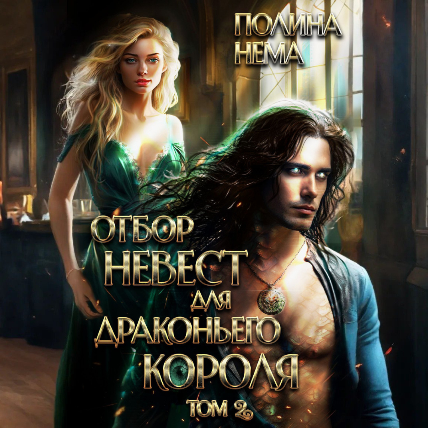 Обложка книги «Отбор невест для драконьего короля. Том 2»