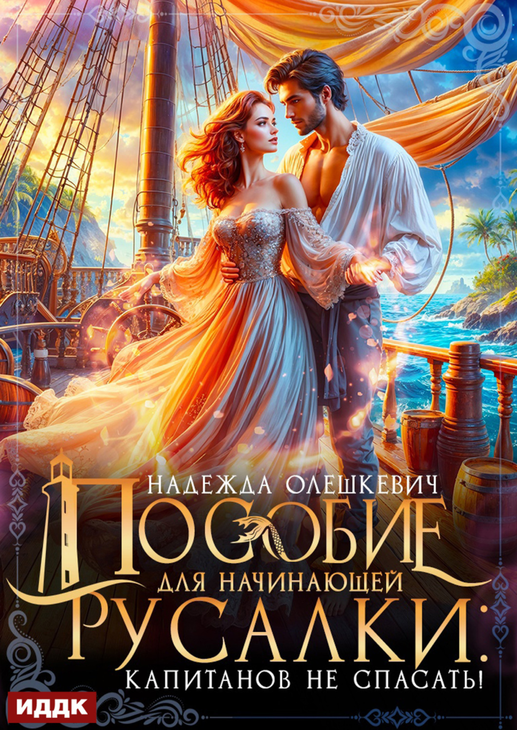 Обложка книги «Пособие для начинающей русалки: капитанов не спасать!»