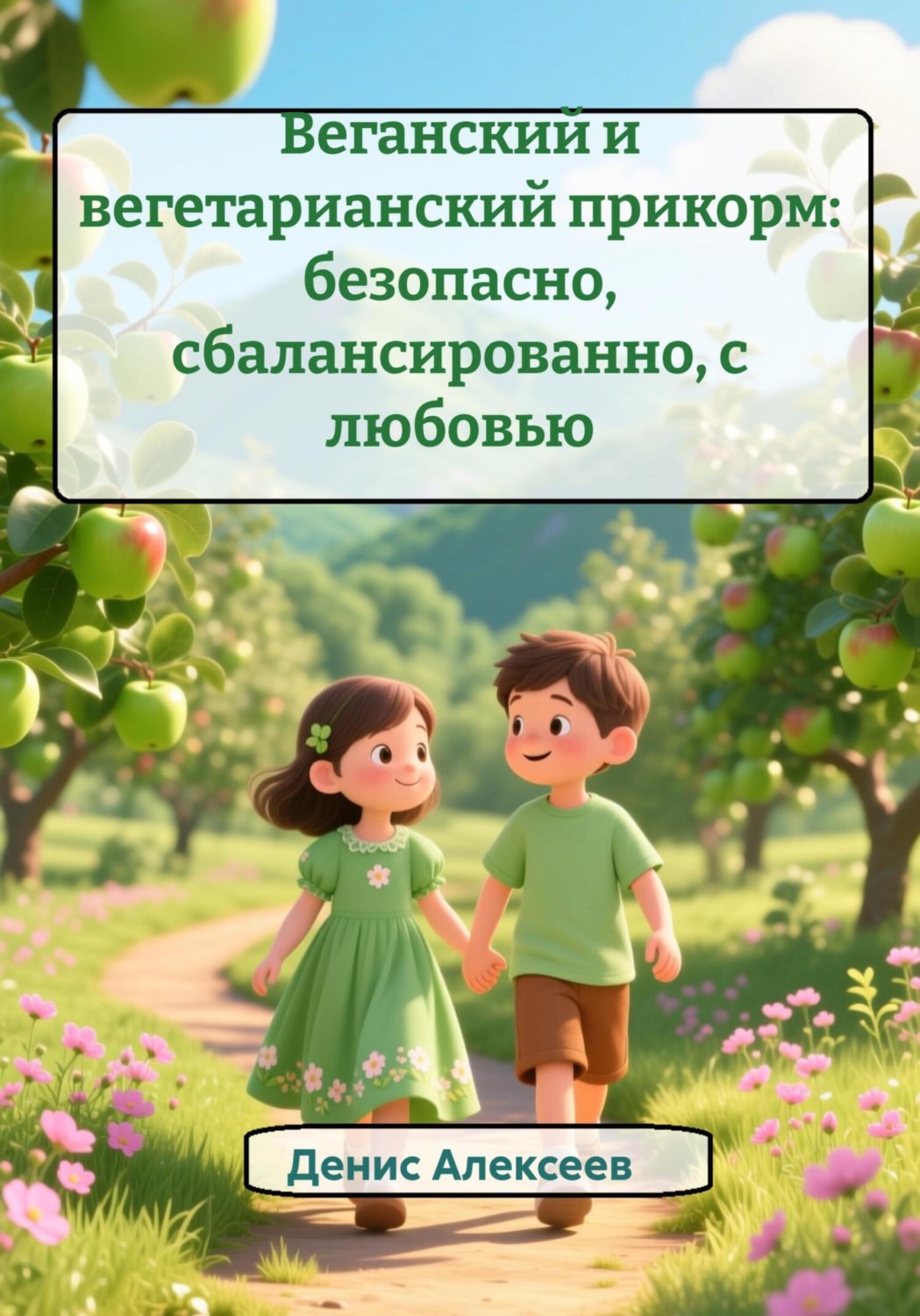 Обложка книги «Веганский и вегетарианский прикорм: безопасно, сбалансированно, с любовью»