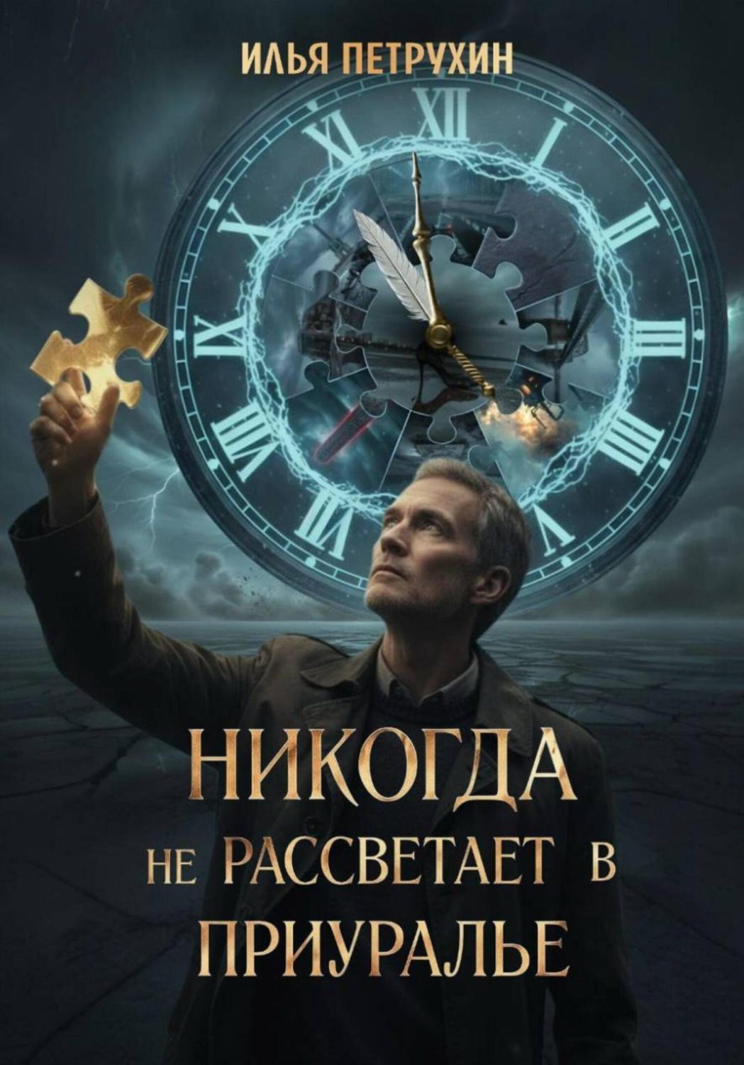 Обложка книги «Никогда не рассветает в Приуралье»