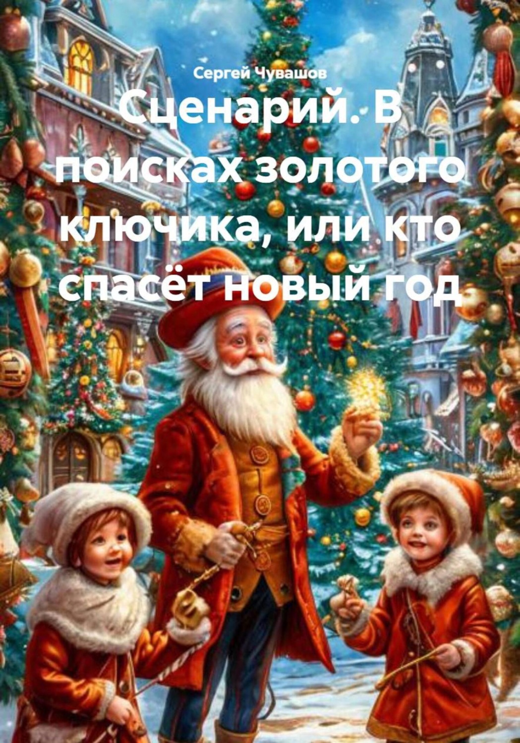 Обложка книги «Сценарий. В поисках золотого ключика, или кто спасёт новый год»
