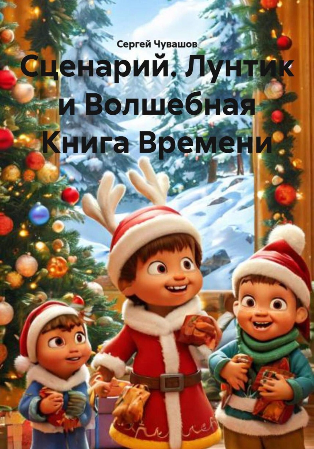 Обложка книги «Сценарий. Лунтик и Волшебная Книга Времени»