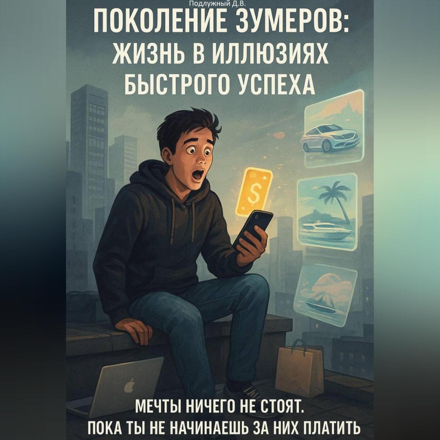 Обложка книги «Поколение зумеров: жизнь в иллюзиях быстрого успеха»