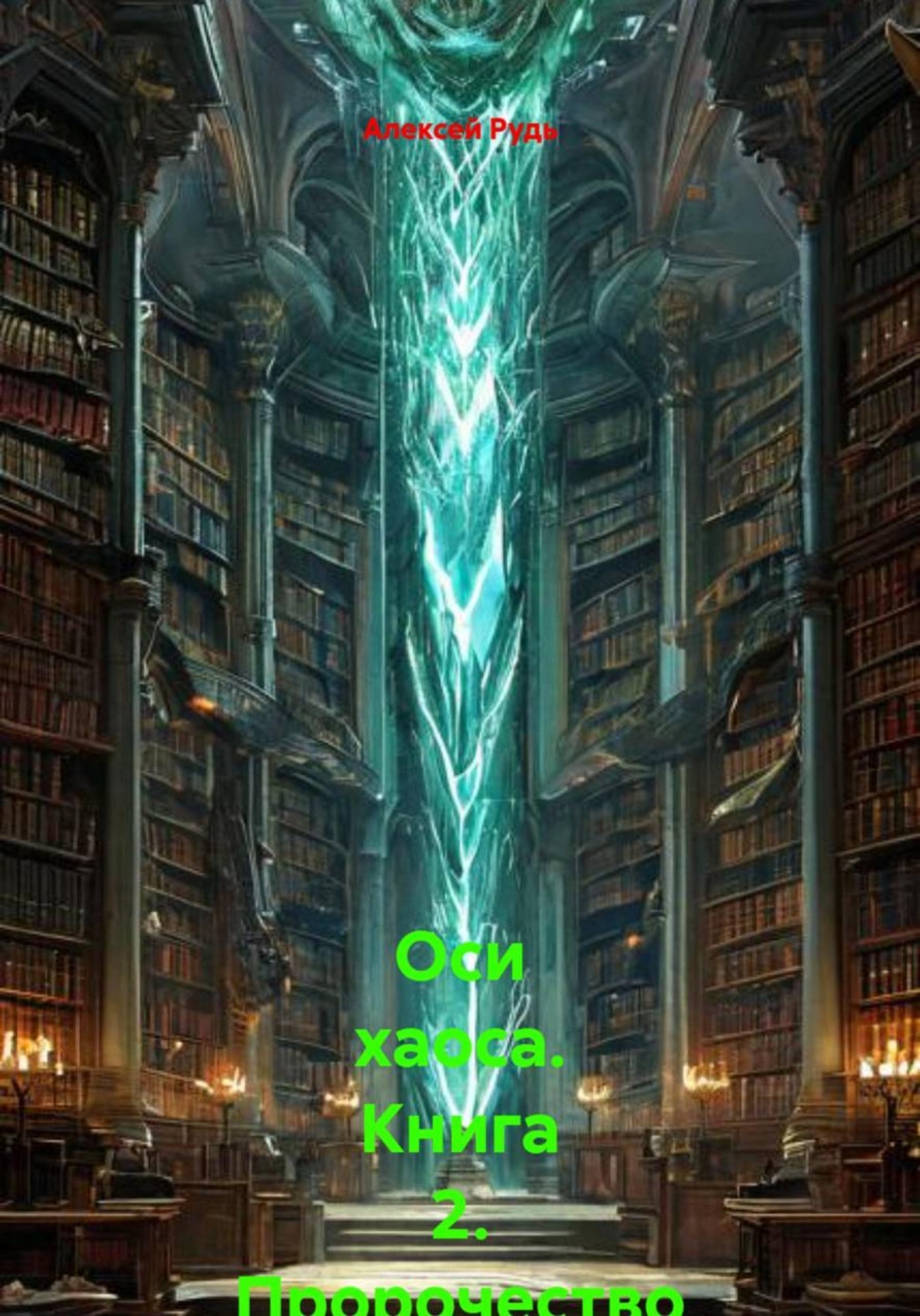 Обложка книги «Оси хаоса. Книга 2. Пророчество равновесия»