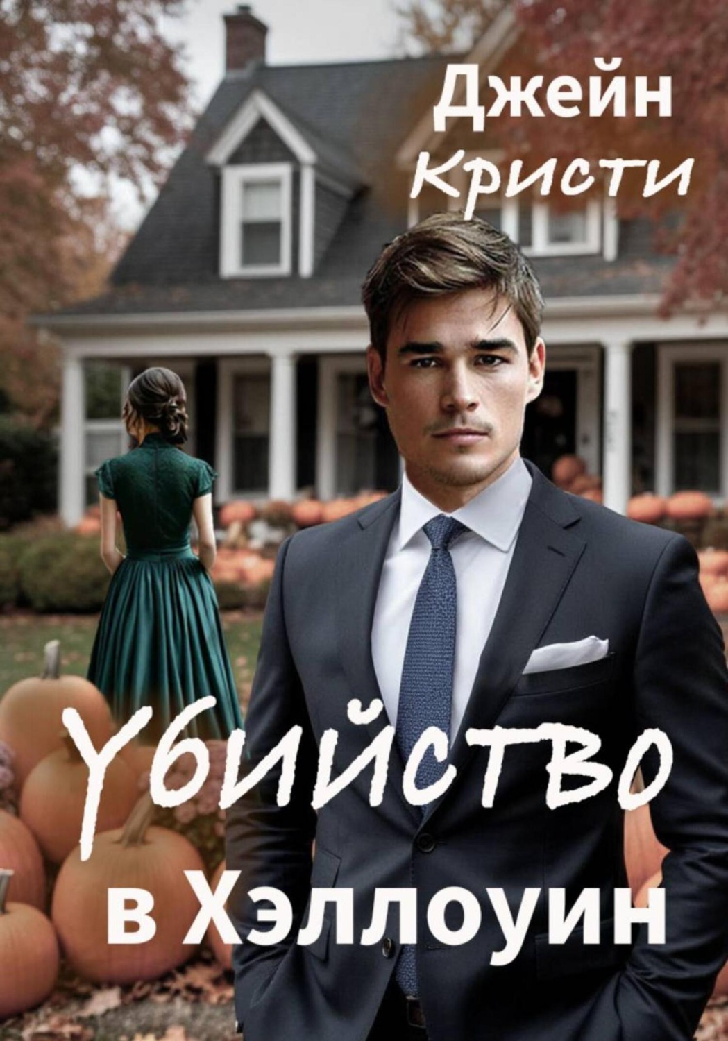Обложка книги «Убийство в Хэллоуин»