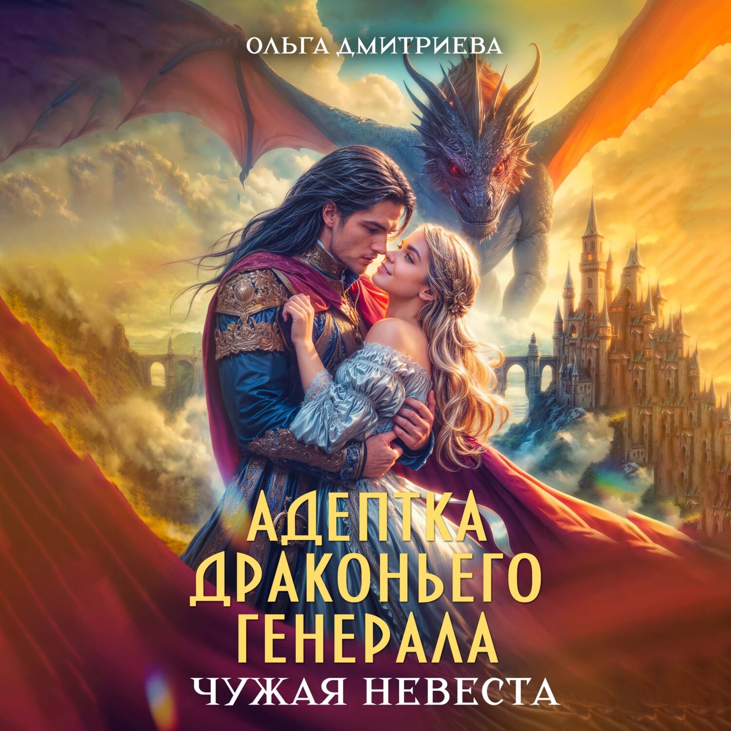 Обложка книги «Адептка драконьего генерала. Чужая невеста»
