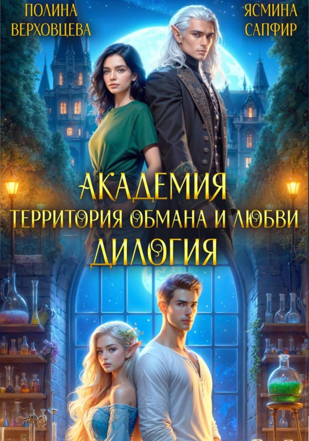 Обложка книги «Академия. Территория обмана и любви. Дилогия»