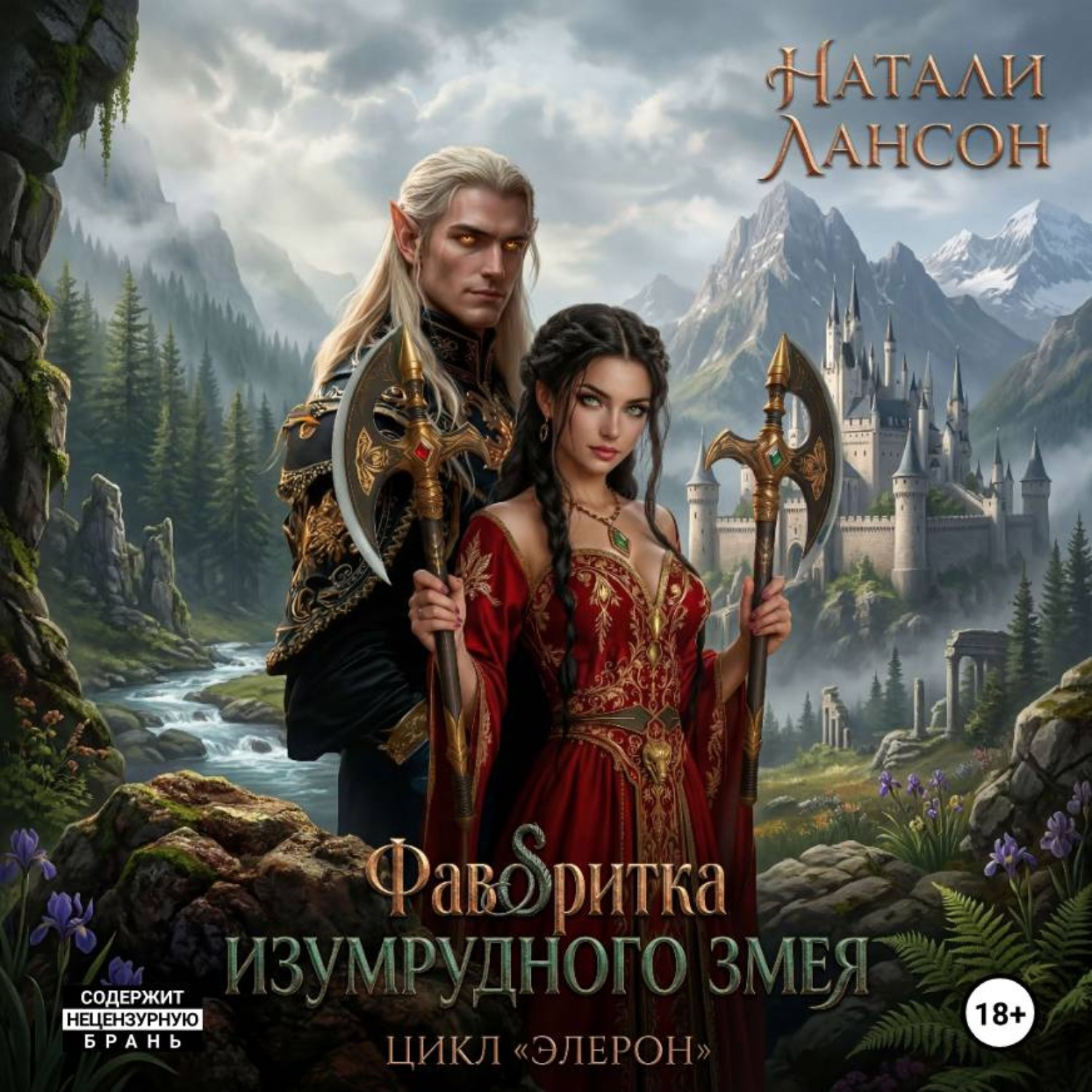 Обложка книги «Фаворитка изумрудного змея»