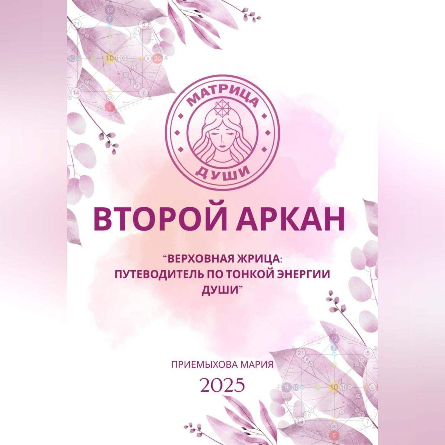 Обложка книги «Матрица судьбы. Второй Аркан «Верховная Жрица: путеводитель по тонкой энергии Души»»