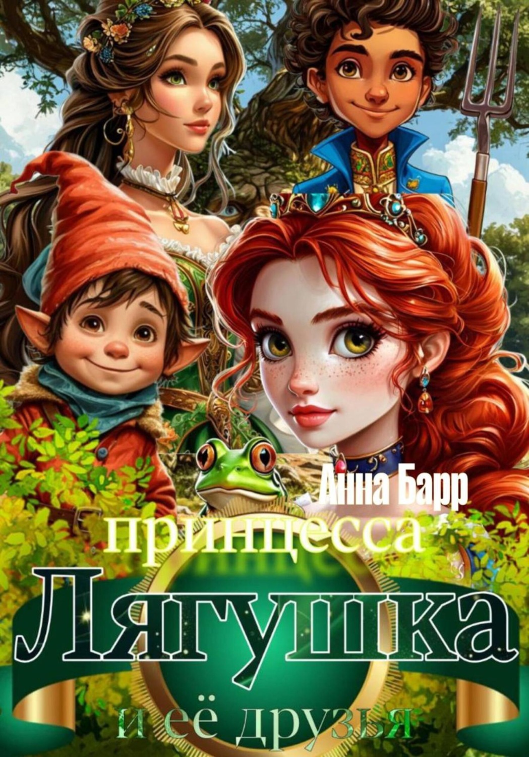 Обложка книги «Принцесса Лягушка и её друзья»