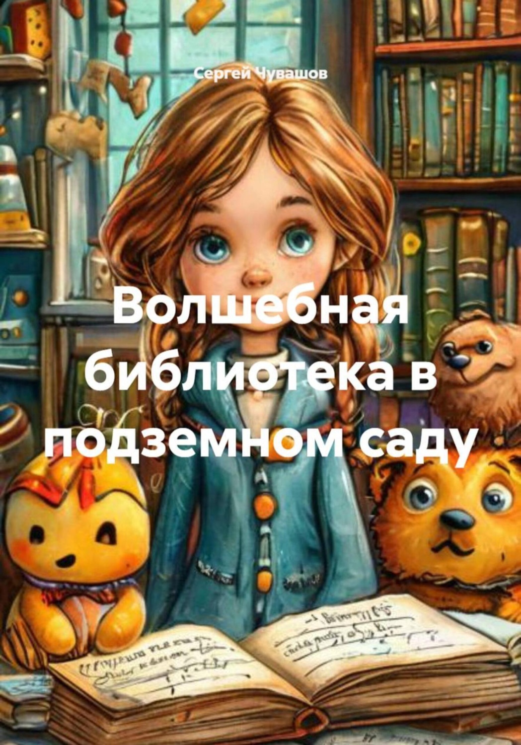 Обложка книги «Волшебная библиотека в подземном саду»