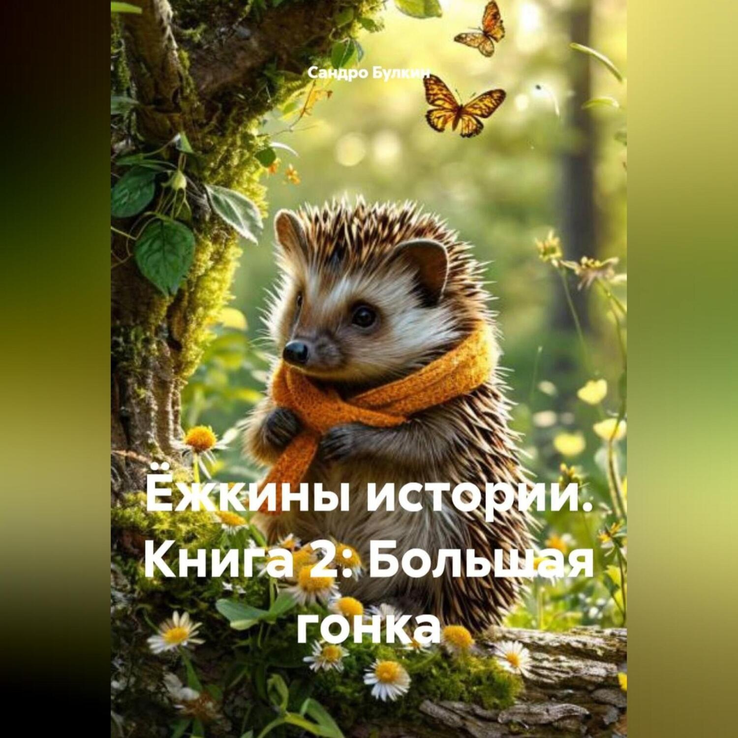 Обложка книги «Ёжкины истории. Книга 2: Большая гонка»