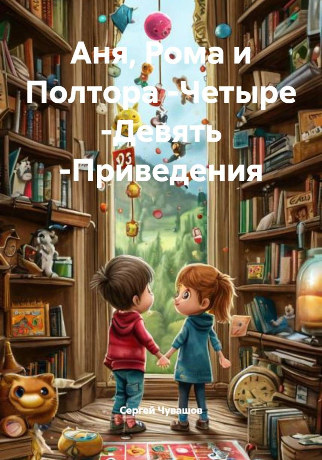 Обложка книги «Аня, Рома и Полтора -Четыре -Девять -Приведения»