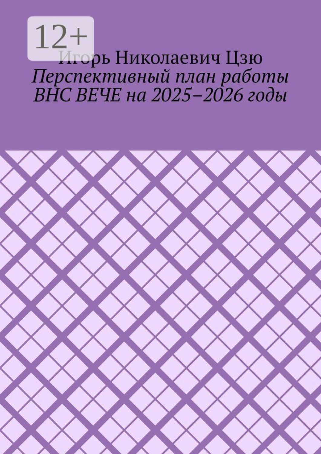 Обложка книги «Перспективный план работы ВНС ВЕЧЕ на 2025–2026 годы»