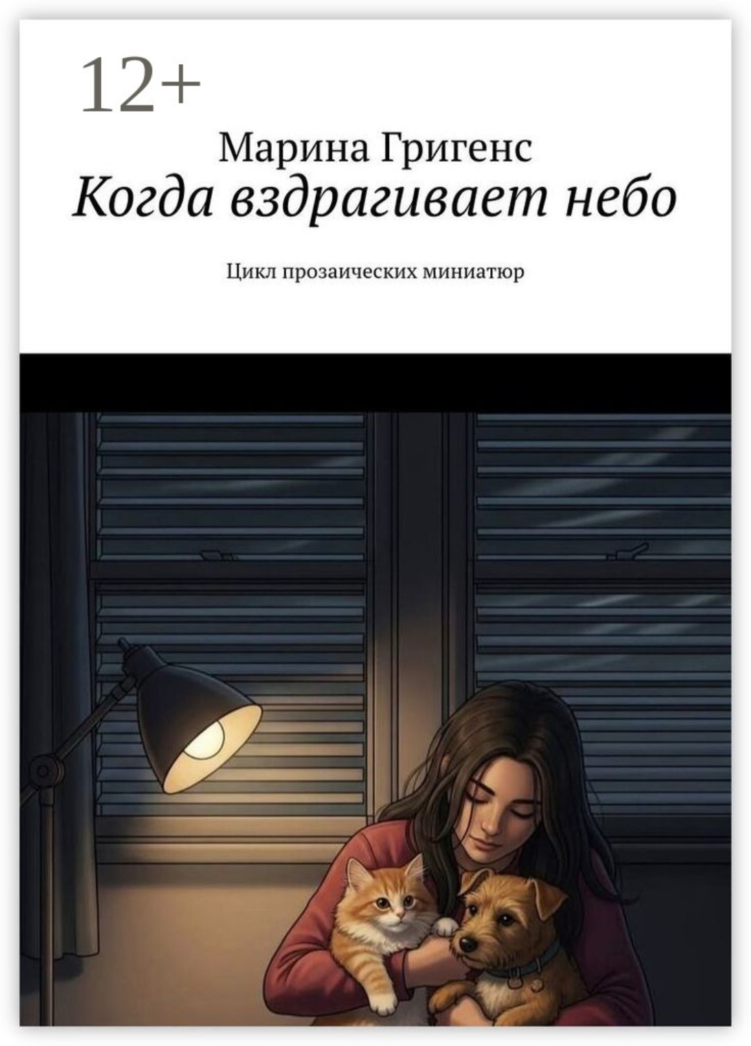 Обложка книги «Когда вздрагивает небо. Цикл прозаических миниатюр»