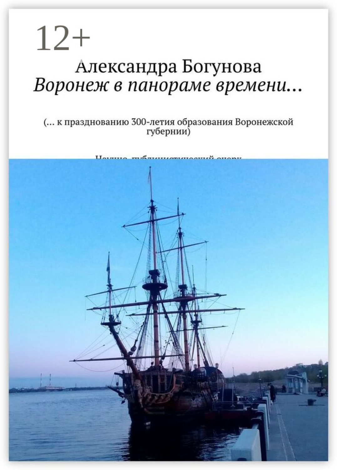 Обложка книги «Воронеж в панораме времени… (… к празднованию 300-летия образования Воронежской губернии). Историко-культурологический обзор»